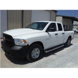 2013 DODGE R1500 PICKUP, S/N 1C6RR7FP9DS573443, 4x4, Crew Cab, V8 Gas, A/T, AC, Odometer Reading 68,