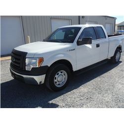 2012 FORD F150 PICKUP, S/N 1FTFX1CF4CFC22523, Ext Cab, V8 Gas, A/T, AC, Odometer Reading 60,108 mile