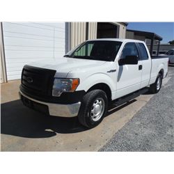2012 FORD F150 PICKUP, S/N 1FTEX1CM4CFC04016, Ext Cab, V6 Gas, A/T, AC, Odometer Reading 72,016 mile