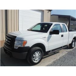 2012 FORD F150 PICKUP, S/N 1FTEX1EM0CFC22610, 4x4, Ext Cab, V6 Gas, A/T, AC, Odometer Reading 64,931