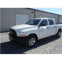 2012 DODGE R1500 PICKUP, S/N 1C6RD7KP2CS283290, 4x4, Crew Cab, V8 Gas, A/T, AC, Odometer Reading 59,