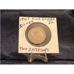 1947 KING GEORGE VI TWO SHILLINGS (L152-1)
