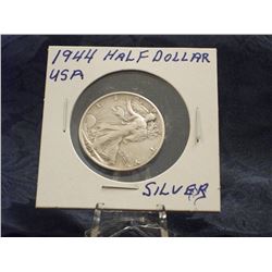 1944 US SILVER HALF DOLLAR (L152-3)