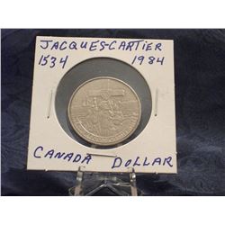 1534-1984 CANADIAN JACQUES CARTIER DOLLAR (L152-4)