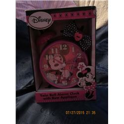 MINNIE MOUSE ALARM CLOCK