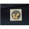 Image 2 : FIVE MINI ST. GAUDINS 18 TO 22K GOLD PLATED COINS (L139-25)
