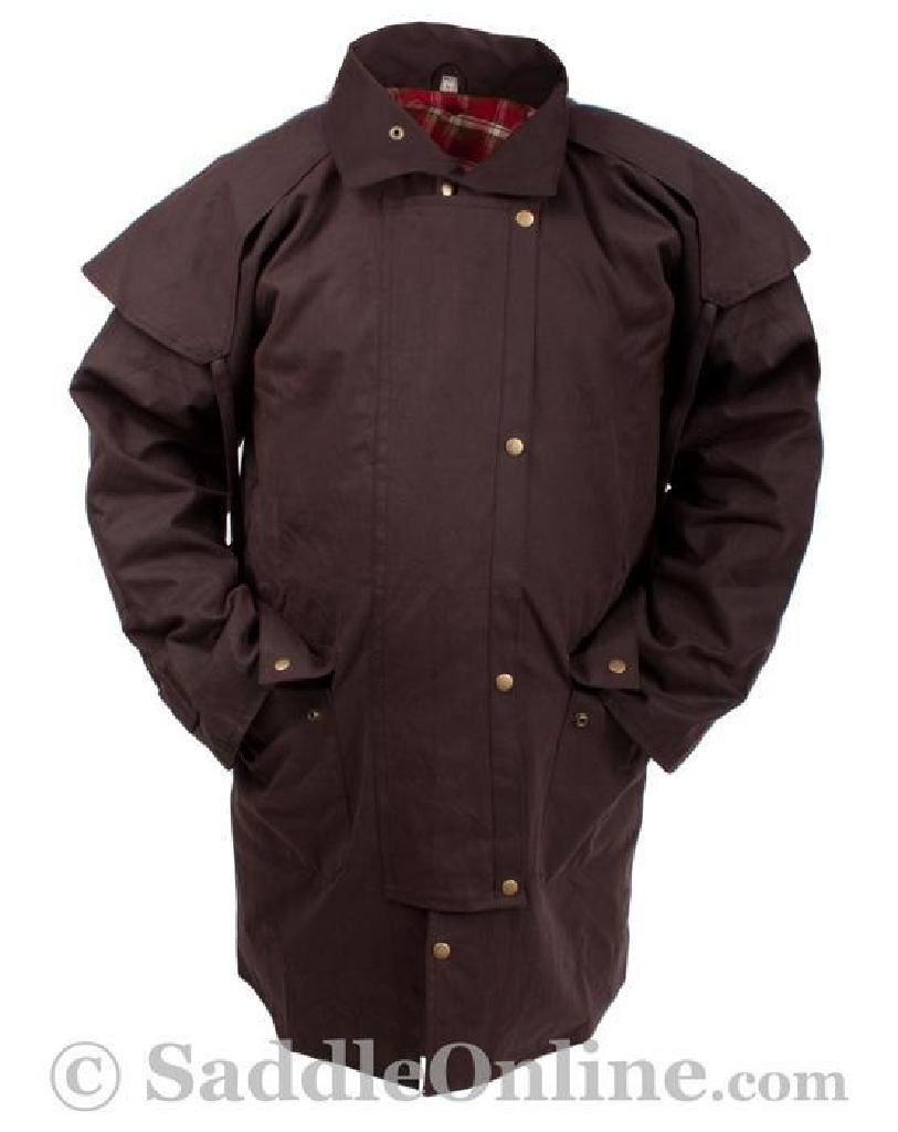 !NEW! New Men Womens Oilskin Duster Coat S 5XL [C0022]