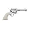 Image 1 : !NEW! 1873 Single Action Revolver .357 MAG 5.5" Barrel Nickel/White PVC SKU: SAT73-126