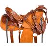 Image 1 : NEW! Rough Out A Fork Wade Tree Roping Ranch Horse Saddle 16 [9729]