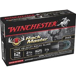 (AMMO) Winchester S12SR1 Supreme Rackmaster 12 ga 2.75" 1.1 oz Slug Shot (100 ROUNDS)020892018396