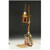 Bergman Cold-Painted Bronze Table Lamp, c.1910...