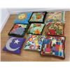 Image 1 : 9 Colorful Petit Point Pillows