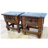 Image 1 : Pair of Spanish 1 Drawer Stands
