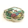 Image 1 : 800 Silver & Enameled Italian Compact