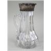 Image 1 : Cut Glass & Sterling Pitcher