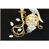 Image 4 : Pair Crystal & Gilt Metal Bird Sconces
