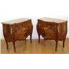 Image 1 : Pair of French style Marquetry Commodes