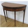 Image 2 : 18th Century English Demilune Card Table