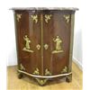 Image 2 : Pair French Regency Demilune Corner Cabinets