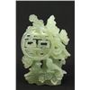 Image 1 : Jade Quartz Floral & Bird Chinese Grouping