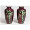 Image 1 : Pair of Japanese enameled vases