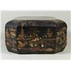 Image 8 : Chinese Export Black Lacquer Sewing Box