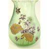 Image 3 : Mont Joye Green Ice Chip Vase
