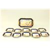 Image 1 : Limoges Porcelain Hand Painted Dessert Set