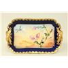 Image 2 : Limoges Porcelain Hand Painted Dessert Set