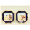 Image 8 : Limoges Porcelain Hand Painted Dessert Set