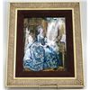 Image 1 : Limoges Enamel Plaque of a Seated Woman