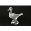 Lalique Frosted Crystal Duck