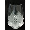 Lalique Glass Leaf Vase