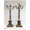 Pair of French Empire style 4 Light Candelabra