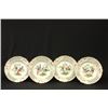 4 Reticulated Meissen Bird Dishes