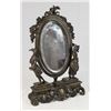 French Vintage Double Figural Table Mirror