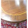 Image 3 : 3 Pedestal Banded Mahogany Dining Table