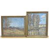 Image 1 : F. Lambert, 2 Impressionist Landscapes