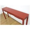 Image 2 : Chinese Modern Red Lagner Console