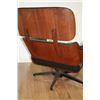 Image 2 : Eames Style Walnut Arm Chair & Ottoman, Ca. 1970