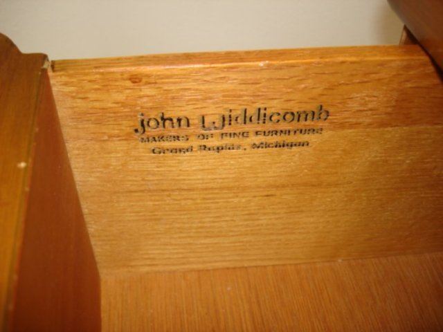 John Widdicomb Cherry Dresser With Mirror