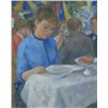 Image 1 : Francois Gall, "Lady Reading in Cafe"