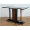 Image 1 : Art Deco Black Lacquer Console Table