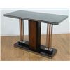 Image 2 : Art Deco Black Lacquer Console Table
