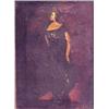 Image 1 : American School (20th Century), REGINA, 1940, oil painting on canvas, 8 x 6", signed 'KGK' lowe...