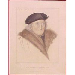 Antique Prints (eleven), IN HIS MAJESTY'S COLLECTION (Portraits), eleven engravings with colori...