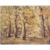 Image 1 : Clara Baier (20th Century) American, AUTUMN DAY, 1963, oil painting on canvas, 16 x 20", signed...