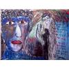 Image 1 : Bedri Baykam (20th Century), ONE DAY IN APRIL, oil painting on canvas, 66 1/2 x 88 1/2", signed...