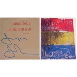 Book: Jasper Johns, PRINTS 1960-1970, R. Field, Praeger Publishers, 1970, hardbound book, in ge...