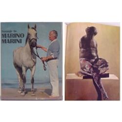 Book: Marino Marini, HOMAGE TO MARINI, published by Tudor Publishing New York, hardbound book,...